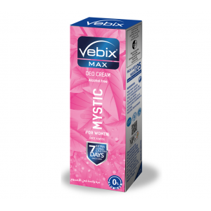 VEBIX MAX DEO CREAM MYSTIC FOR WOMEN ONCE A WEEK 7 DAYS EXTRA LONG LASTING PINK 10 ML